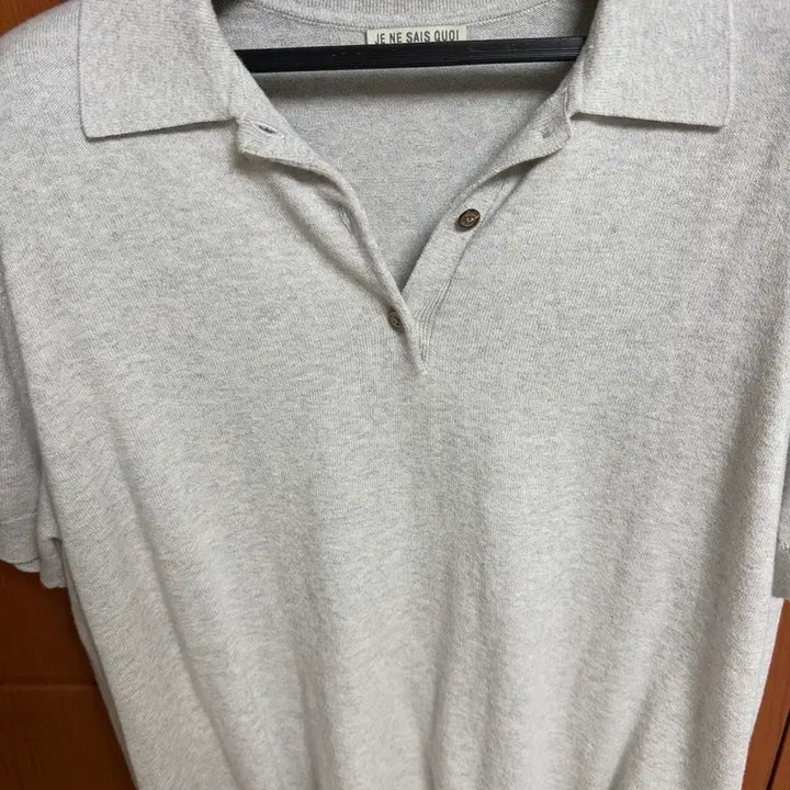 [BUNJANG] JE NE SAIS QUOI Cashmere Polo Knit XL / 주느세콰 캐시미어 폴로니트 XL