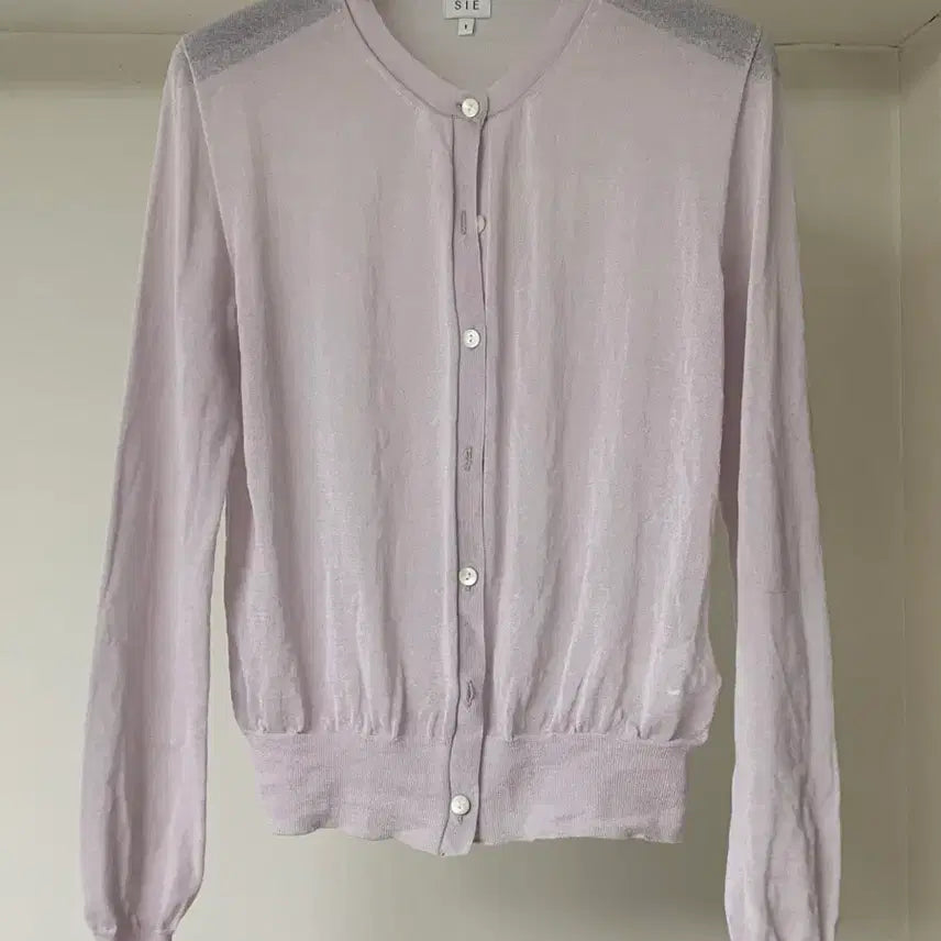[BUNJANG] SiiRizling Shear Cardigan Misty Lavender S / 시에 리즐링 시어 가디건 미스티 라벤더 S