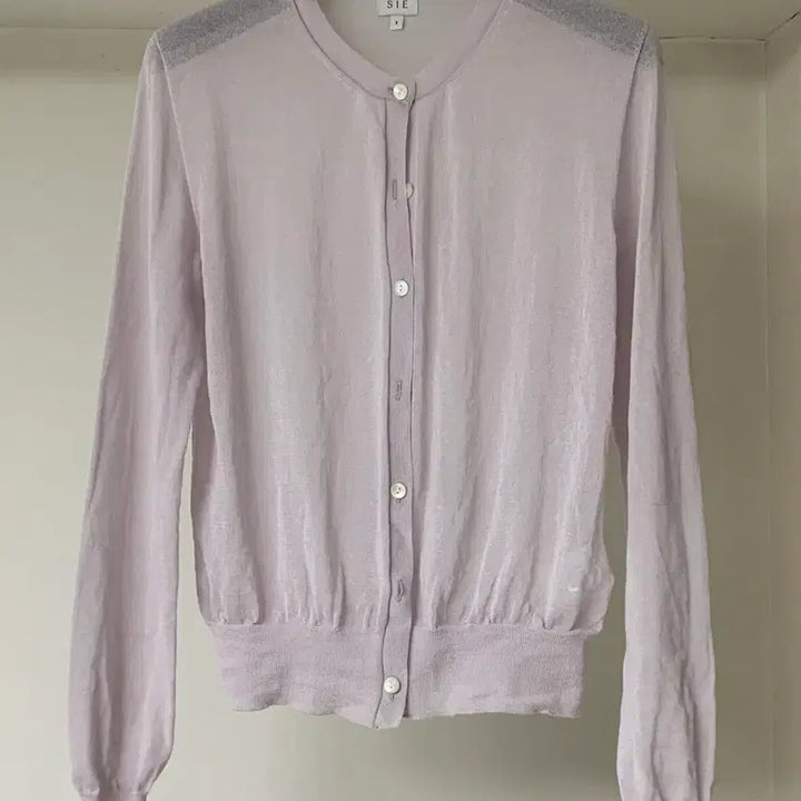 [BUNJANG] SiiRizling Shear Cardigan Misty Lavender S / 시에 리즐링 시어 가디건 미스티 라벤더 S