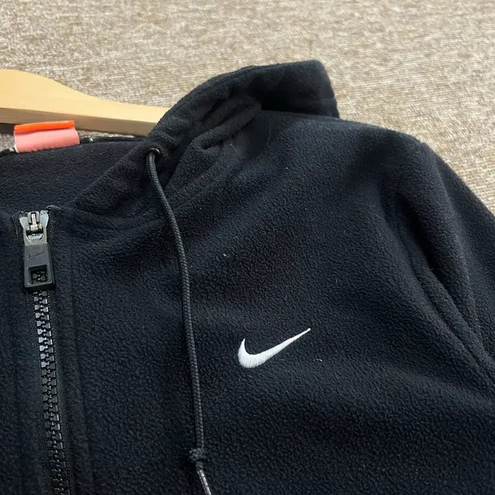 [BUNJANG] Nike Black Fleece Hoodie Zip-up (S) / 나이키 블랙 플리스 후드 집업 S