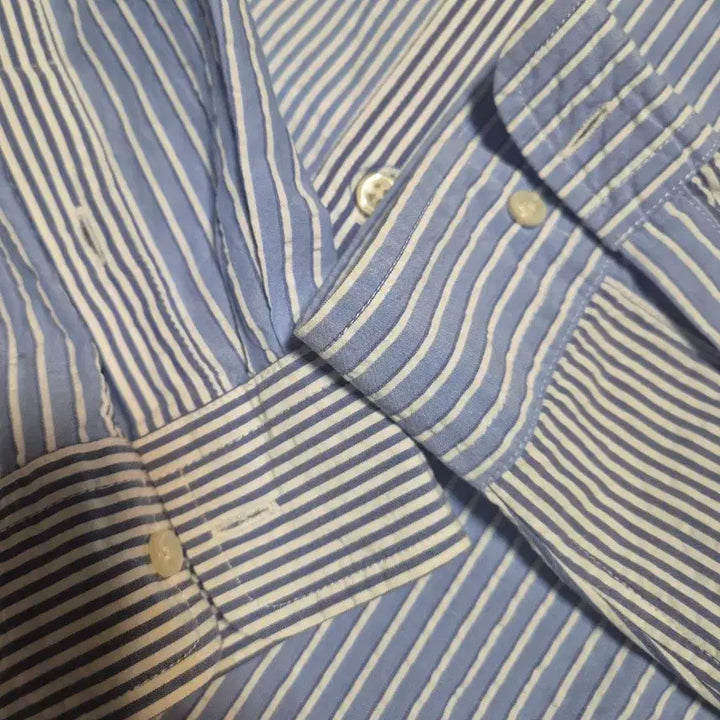 [SOLD OUT] (95) 폴로랄프로렌 시어서커 버튼다운 셔츠 보이즈XL
