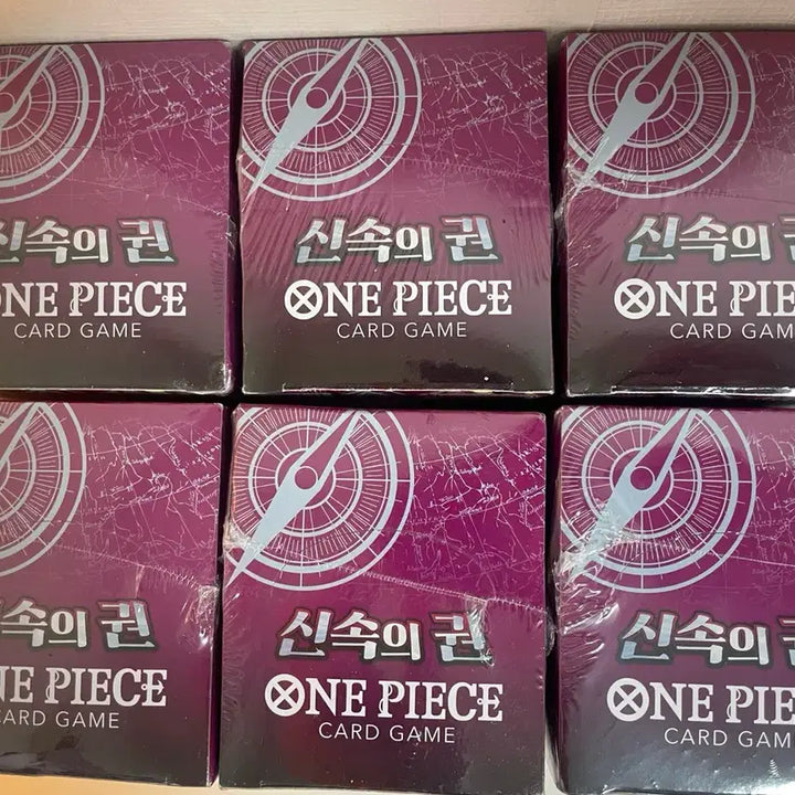 [SOLD OUT] 원피스 카드게임 11탄 신속의권 6박스
