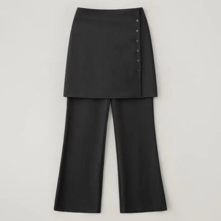 [BUNJANG] 프렙포더 Layered wrap skirt pants set / 프렙포더 Layered wrap skirt pants set