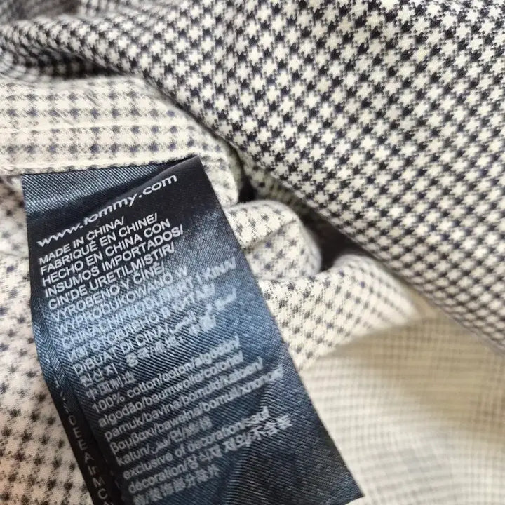 [BUNJANG] Tommy Hilfiger Gingham Check Long Sleeve Shirt (2XL) / 타미힐피거 깅엄체크 긴팔 셔츠2XL
