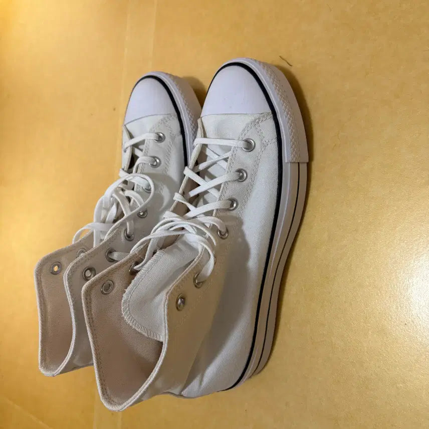 [BUNJANG] Converse Chuck Taylor All Star Lift Canvas White Sneakers / [280] 컨버스 척테일러 올스타 리프트 캔버스 화이트