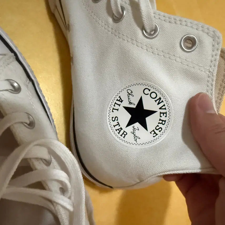[BUNJANG] Converse Chuck Taylor All Star Lift Canvas White Sneakers / [280] 컨버스 척테일러 올스타 리프트 캔버스 화이트