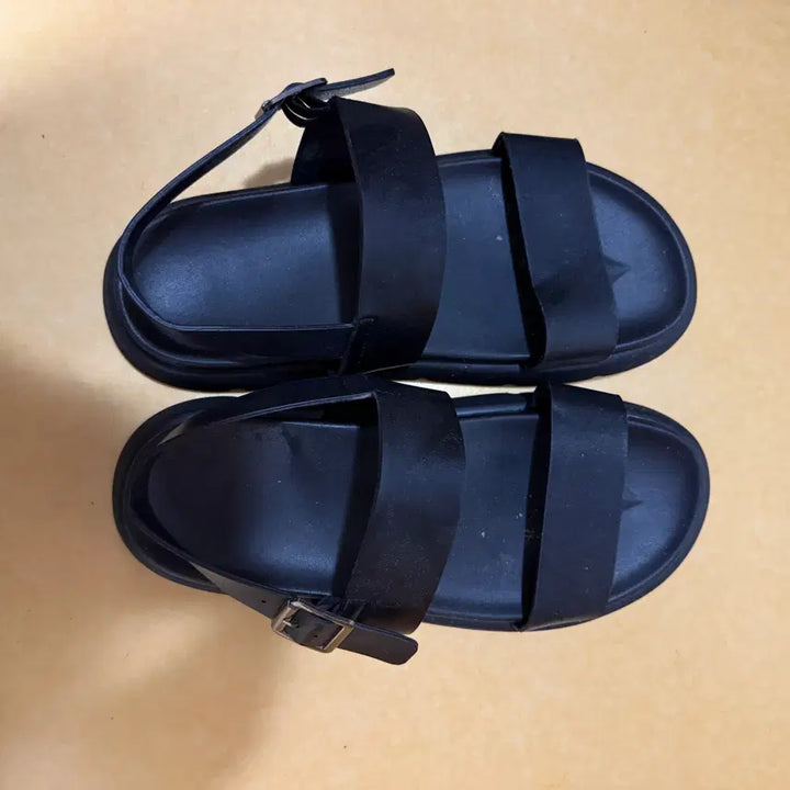 [BUNJANG] Sixfit One-Strap Strap Sandals Black Size 270 / [270] 식스핏 스트랩 샌들 3YD ONE-STRAP