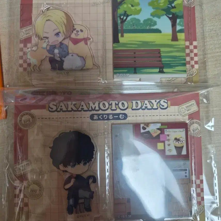 [BUNJANG] Sakamo-Days Asakura Shin &amp; Sebana Yuki Acrylic Room Stand / 사카데이 사카모토데이즈 아사쿠라 신 세바나츠키 아크릴 룸 스탠드