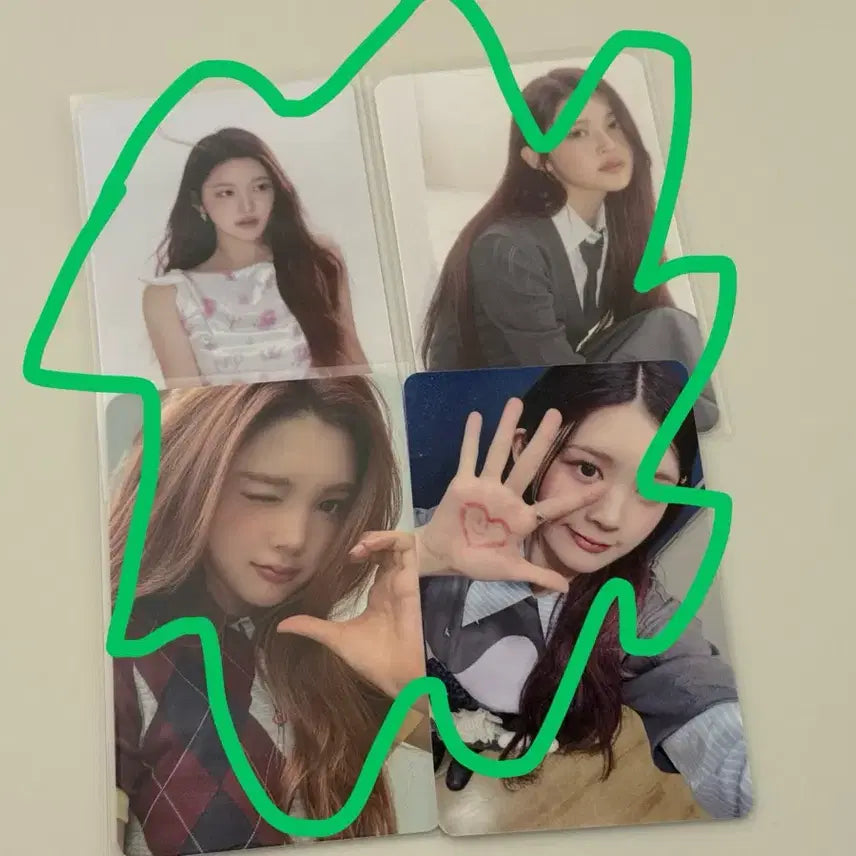 [BUNJANG] Ha:tfelt (Ye Eun) 5-Star QQ Music Photocard Bundle Set / 일괄] 하투하 qq뮤직 큐큐뮤직 에이나 5성 트레카 포카 하츠투하츠