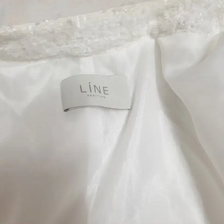 [BUNJANG] Line White Tweed Vest / 라인 화이트 트위드 조끼