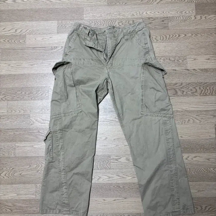 [BUNJANG] Partimento Vintage Washed Cargo Pants Beige L / 파르티멘토 빈티지 워싱 페널드 카고 팬츠 베이지 L