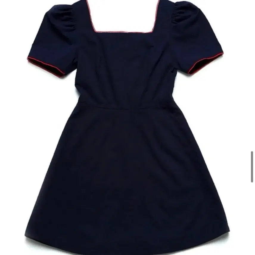 [BUNJANG] Margarine Fingers Navy Midi Dress / 마가린핑거스 네이비원피스