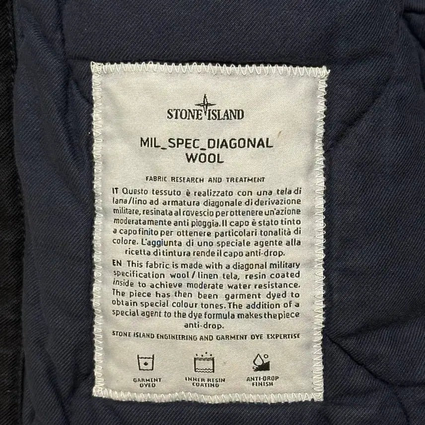[BUNJANG] Stone Island Mil Spec Diagonal Down Jacket XXL / 스톤아일랜드 Mil spec diagonal 패딩 XXL(105-110)