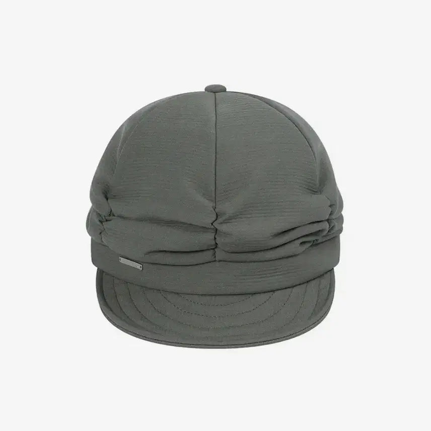 [BUNJANG] Miseki Seoul Pleats Shirring Cap - Grey / 미세키서울 셔링 캡 Pleats shirring cap GREY