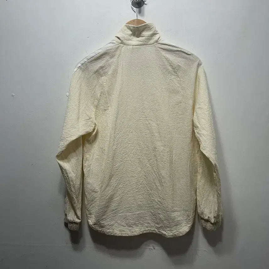 [BUNJANG] Adidas 3-Stripes Half-Neck Pullover Ivory S / 아디다스 3선 하프넥 풀오버 아이보리 S