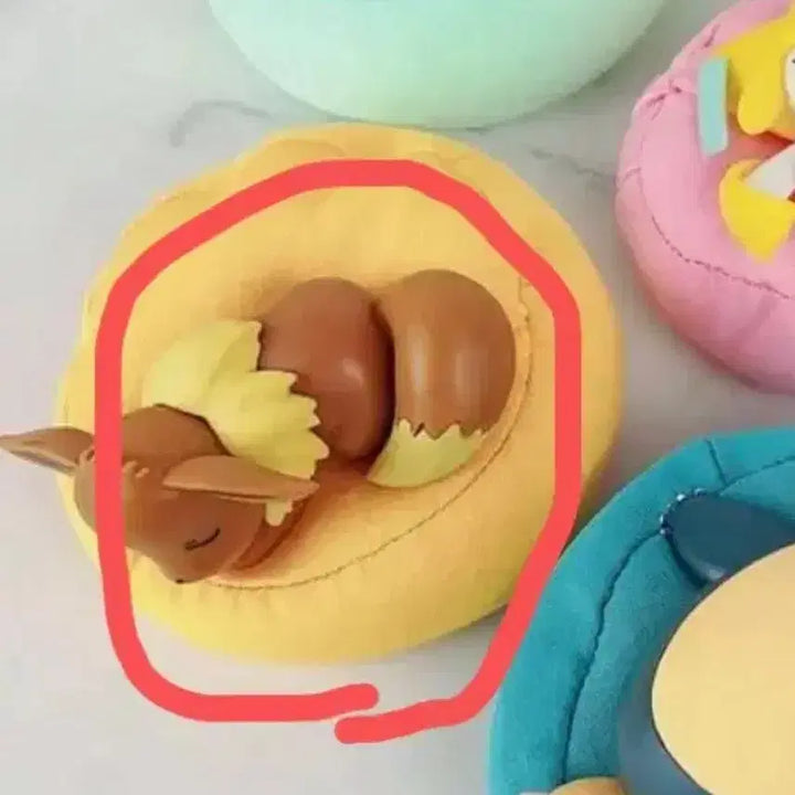 [BUNJANG] Pokemon Eevee and Zamala Figure Bundle Set / 포켓몬 피규어 쿠션 가챠 - 이브이