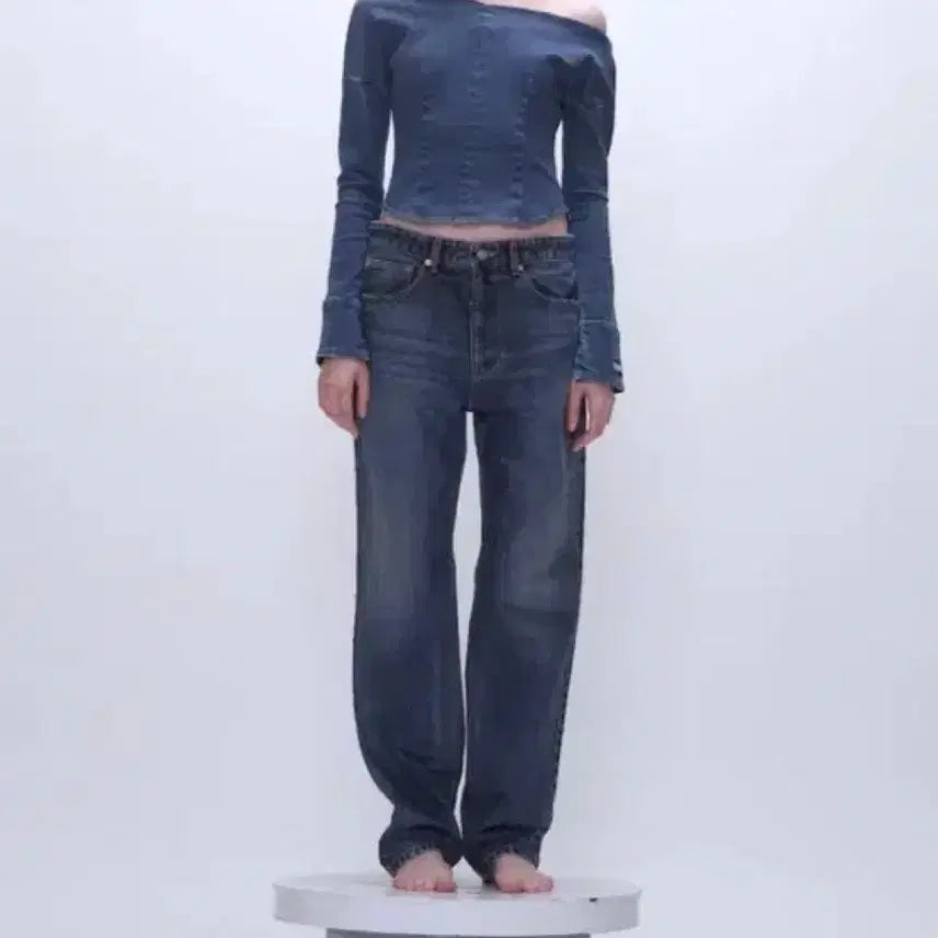 [BUNJANG] Instant Funk Straight 03 Denim Jeans / 인스턴트펑크 스트레이트03 데님