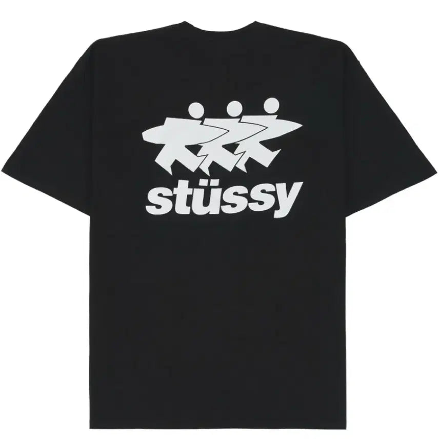 [SOLD OUT] 스투시 서프워크 반팔티 블랙/화이트 새상품