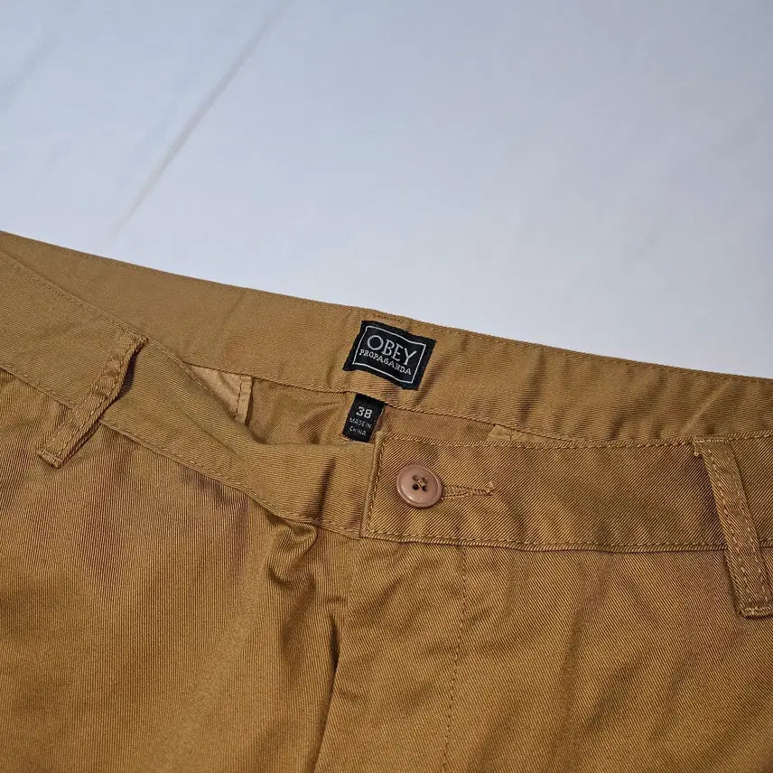 [BUNJANG] OBEY 00s Vintage Cotton Work Pants / 00s 오베이 OBEY 빈티지 워크팬츠 코튼 치노 크롭 38