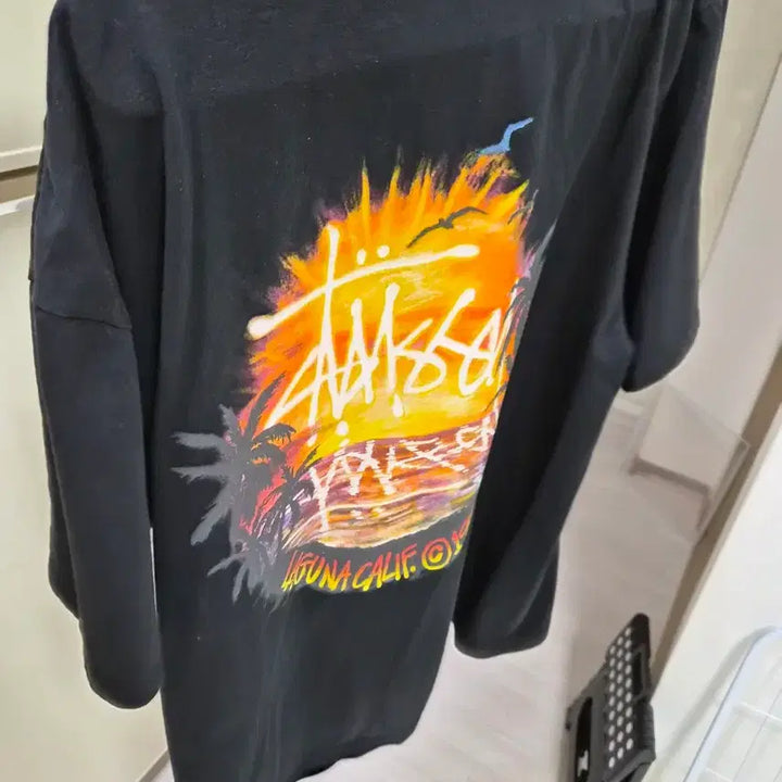 [BUNJANG] Stussy Black T-Shirt XL / 스투시 블랙 반팔 티셔츠 xl