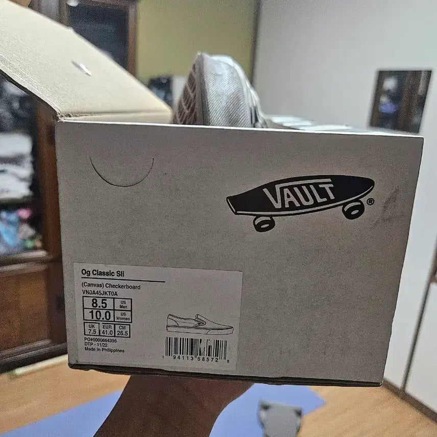 [BUNJANG] Vans Vault Checkerboard Slip-On Sneakers / 반스볼트 Vans vault 체커보드 슬립온 265
