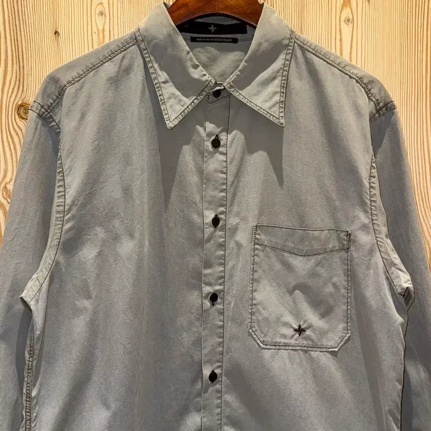 [BUNJANG] Stone Island Cotton Nylon Overshirt / 스톤아일랜드 코튼 나일론 오버셔츠