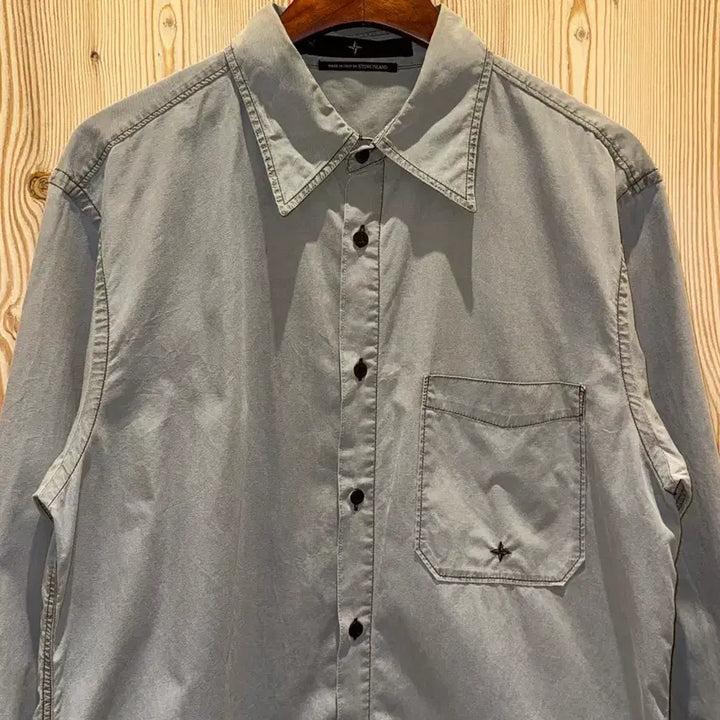 [BUNJANG] Stone Island Cotton Nylon Overshirt / 스톤아일랜드 코튼 나일론 오버셔츠