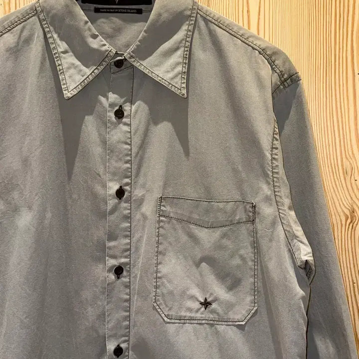[BUNJANG] Stone Island Cotton Nylon Overshirt / 스톤아일랜드 코튼 나일론 오버셔츠