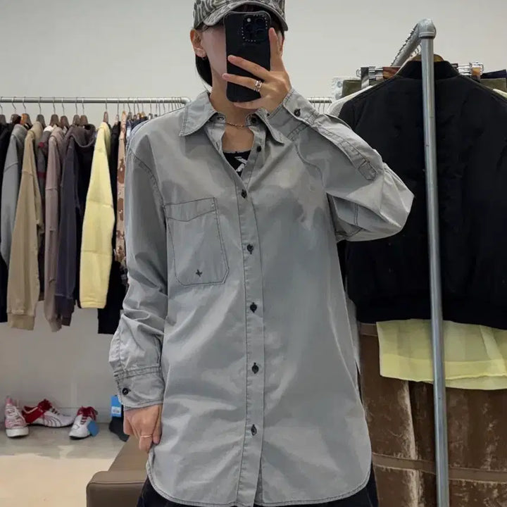 [BUNJANG] Stone Island Cotton Nylon Overshirt / 스톤아일랜드 코튼 나일론 오버셔츠