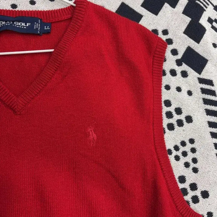 [BUNJANG] Polo Ralph Lauren Wool Knit Vest / 폴로 랄프로렌 골프 울 니트 조끼 베스트 L P00050