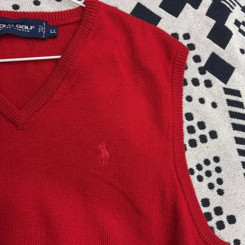 [BUNJANG] Polo Ralph Lauren Wool Knit Vest / 폴로 랄프로렌 골프 울 니트 조끼 베스트 L P00050