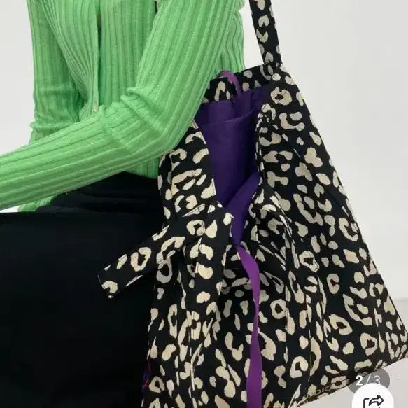 [SOLD OUT] 쥬에 레오파드 에코백