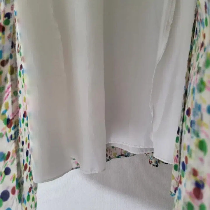[BUNJANG] SJSJ Silk Pattern Pleated Long Dress / [한섬SJSJ]실크 패턴 플리츠 롱 원피스 반팔