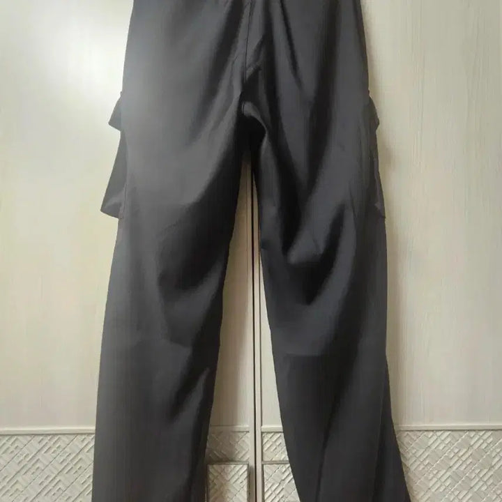 [BUNJANG] NOT FOR NERD Wide String Cargo Slacks Pants Black L / 낫포너드 Wide String Cargo Slacks Pants 블랙L