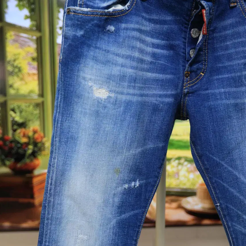 [BUNJANG] Dsquared2 Blue Denim Jeans / (이태리제조) 은은하게 고급스러운 블루 디케 데님