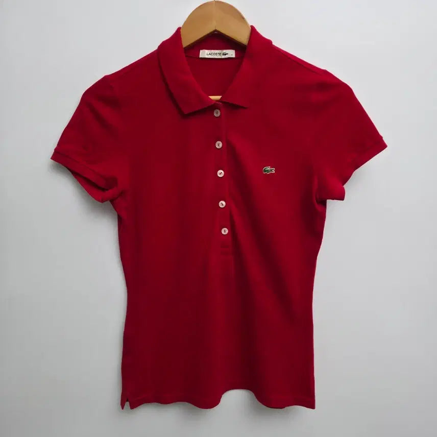 [BUNJANG] Lacoste Red Polo Shirt / [S] 라코스테 레드 카라티
