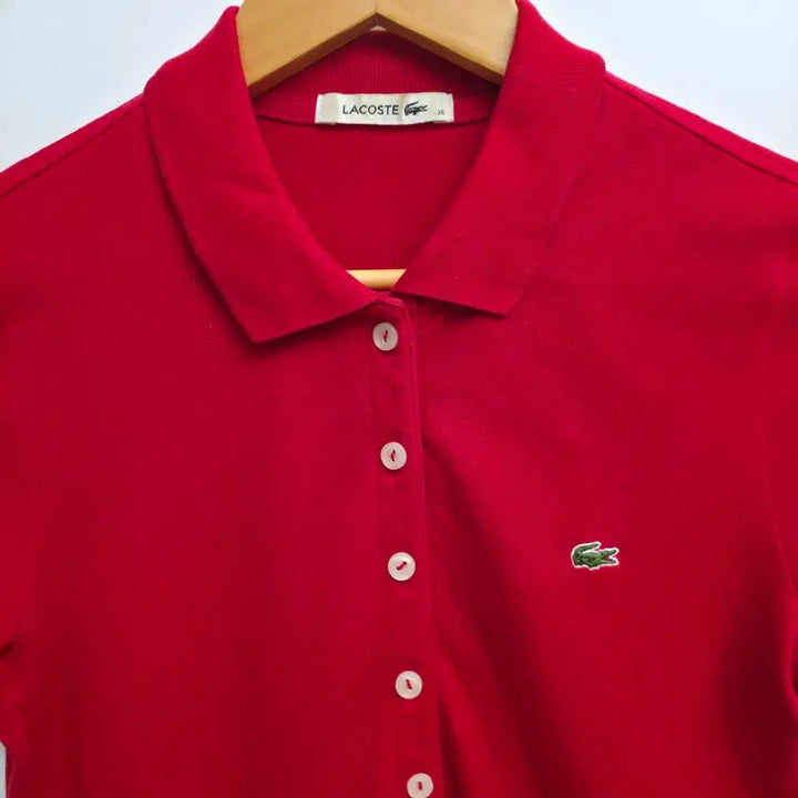 [BUNJANG] Lacoste Red Polo Shirt / [S] 라코스테 레드 카라티