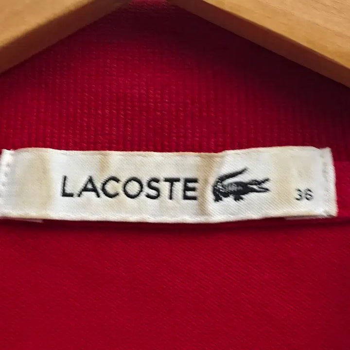 [BUNJANG] Lacoste Red Polo Shirt / [S] 라코스테 레드 카라티