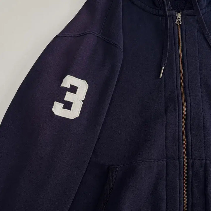 [SOLD OUT] [L]폴로 랄프로렌 빅포니 치프키프 기모 후드 집업 navy