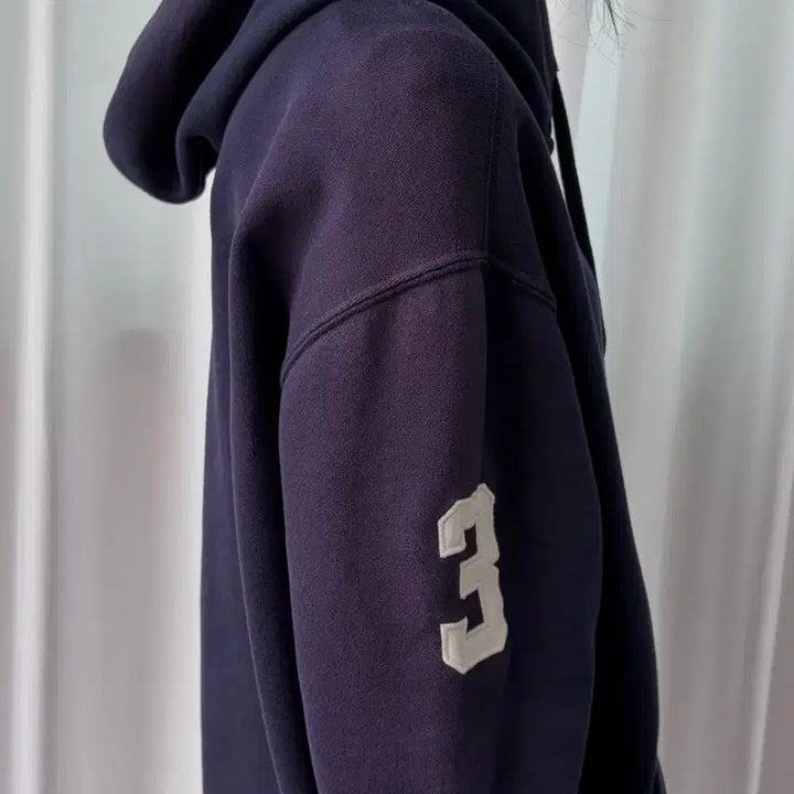 [SOLD OUT] [L]폴로 랄프로렌 빅포니 치프키프 기모 후드 집업 navy