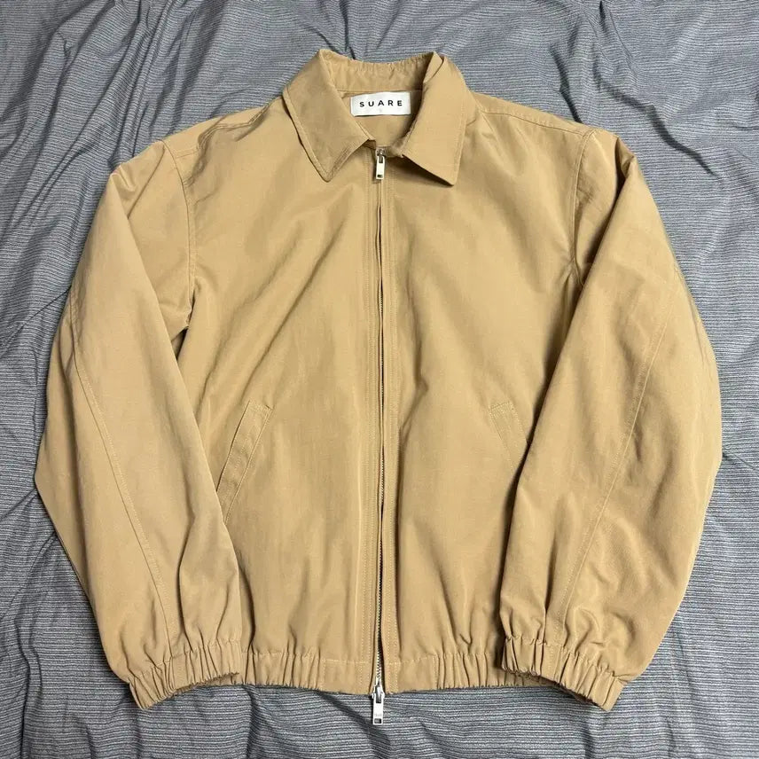 [BUNJANG] Suare Heritage Sporty Jumper Beige M / 수아레 / 헤리티지 스포티 점퍼 베이지 / M
