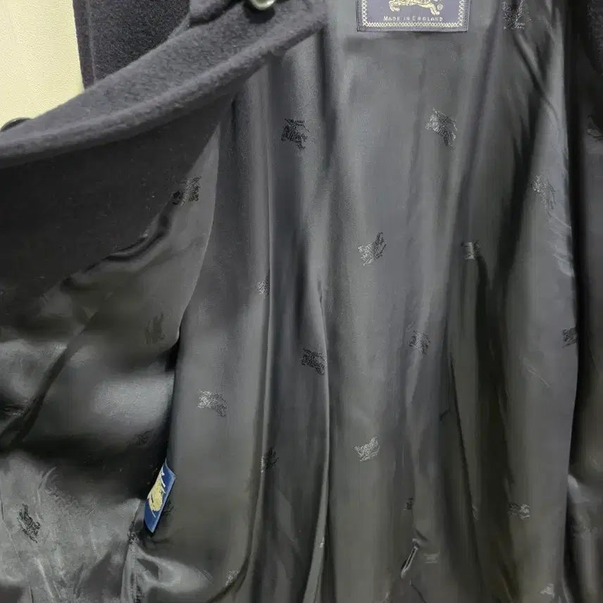 [BUNJANG] Burberry Vintage Wool Cashmere Coat Navy / 버버리 빈티지 울 캐시미어 코트 네이비