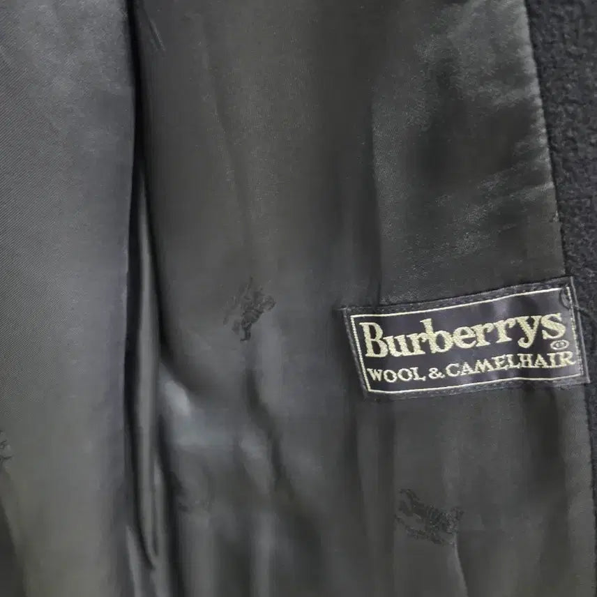 [BUNJANG] Burberry Vintage Wool Cashmere Coat Navy / 버버리 빈티지 울 캐시미어 코트 네이비