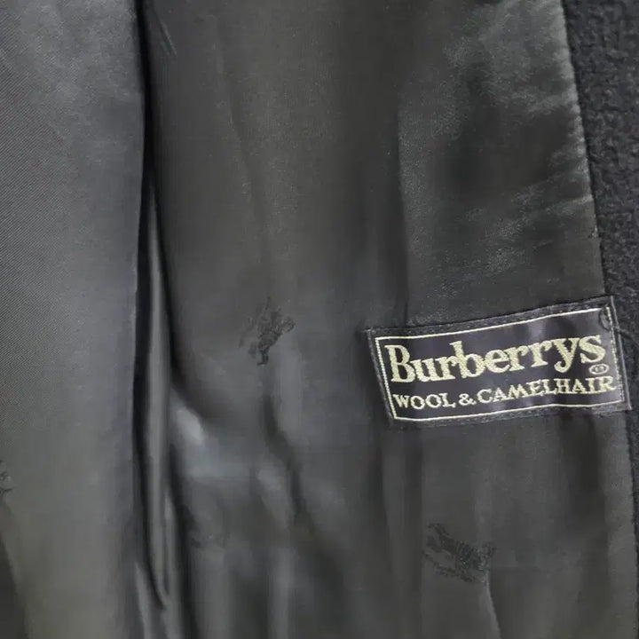 [BUNJANG] Burberry Vintage Wool Cashmere Coat Navy / 버버리 빈티지 울 캐시미어 코트 네이비