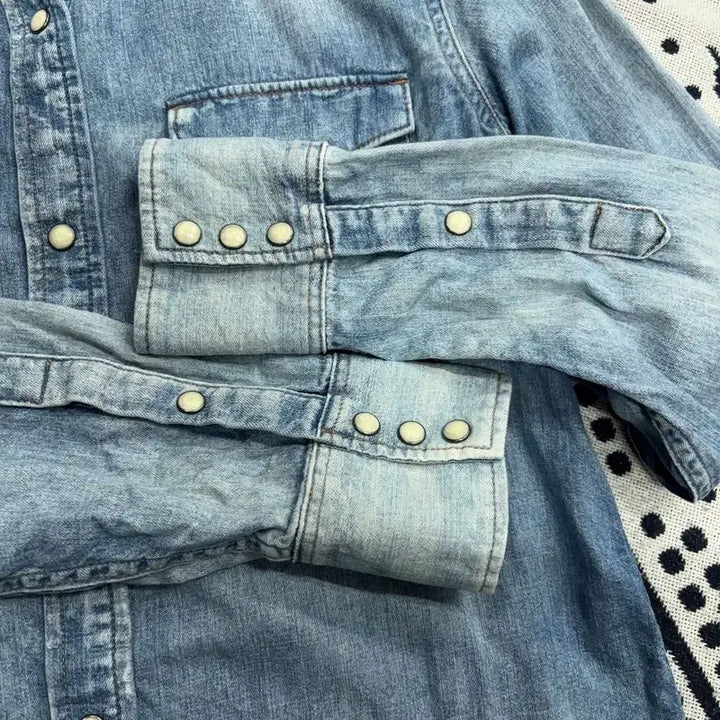 [BUNJANG] Denim &amp; Supply Ralph Lauren Western Denim Shirt M / 데님 앤 서플라이 랄프로렌 웨스턴 데님 셔츠 M P00052