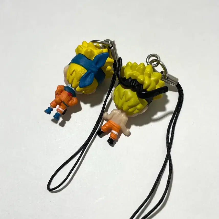 [BUNJANG] Naruto Classic Keychains Bundle Set (Young Naruto, Nine-Tails Naruto) / 나루토 고전키링 2개 일괄 (소년나루토, 구미나루토)