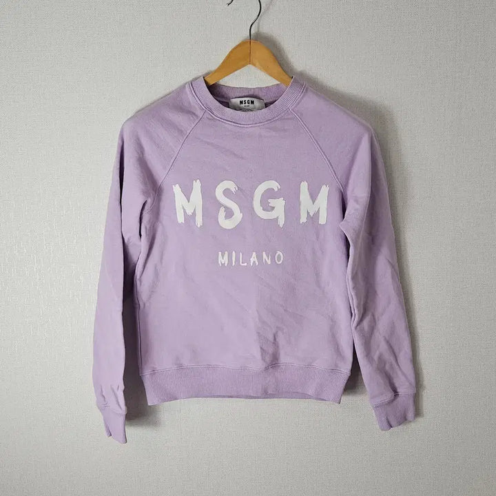 [BUNJANG] MSGM Milano Terry Brushed Logo Sweatshirt XS / 엠에스지엠 MSGM 밀라노 맨투맨 테리 브러쉬드 로고 XS 정품
