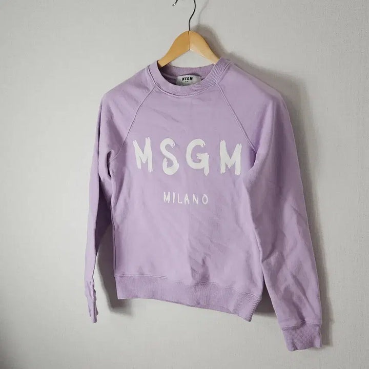 [BUNJANG] MSGM Milano Terry Brushed Logo Sweatshirt XS / 엠에스지엠 MSGM 밀라노 맨투맨 테리 브러쉬드 로고 XS 정품