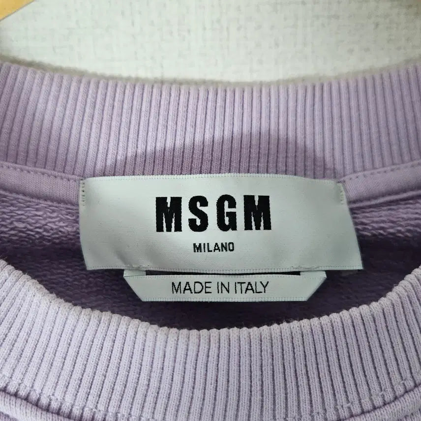 [BUNJANG] MSGM Milano Terry Brushed Logo Sweatshirt XS / 엠에스지엠 MSGM 밀라노 맨투맨 테리 브러쉬드 로고 XS 정품