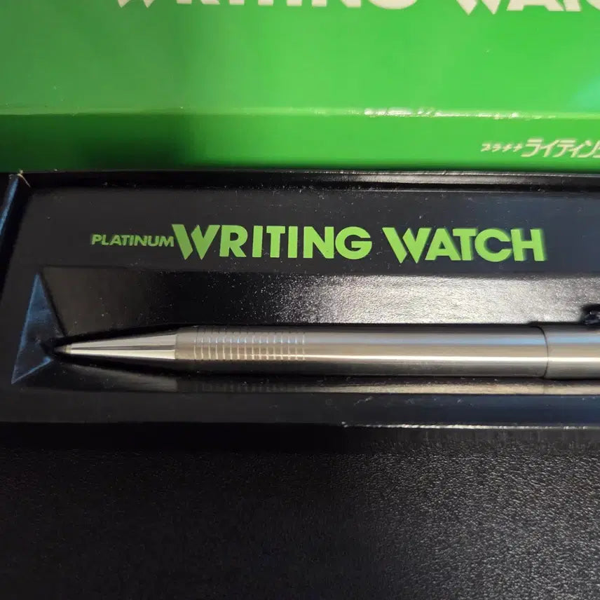 [BUNJANG] Platinum 80s Japanese-Made Clock Ballpoint Pen / 80s 일본제 Platinum 시계 볼펜